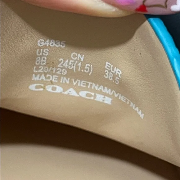 Gently Used Coach Women's Marley Leather Loafers - Picture 16 of 17